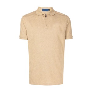 Polo de hombre personalizado al por mayor, ropa de punto lisa en blanco con logotipo impreso - Product Image 1