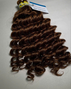 Meilleure vente 100% extensions de cheveux humains vietnamiens bruts de haute qualité en vrac non transformés ondulés naturels Double top 1 vietnamien - Product Image 5