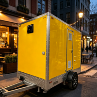 Station sanitaire portable résistante aux chocs pour les zones minières et les compétitions en plein air, toilettes mobiles