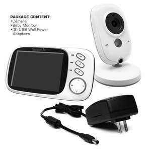 Wholesale 5Inch 2.4Ghz Wireless PTZ Remote Control Temperature Display Baby Monitor 4 <b>Zoom</b> Split Mode Intercom Video Baby <b>Camera</b> - Product Image 3