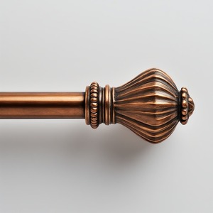 Heritage Line Single Curtain Pole Crafted With Bronze Finish Delivering Authentic Decorative Character Strength And Durability - Product Image 6