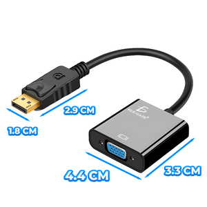 Nuovo Adattatore Convertitore da DP a VGA per DisplayPort per Uso con Laptop - Product Image 4