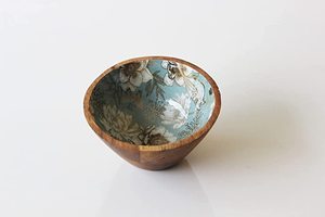 Ensemble de bols à salade et à fruits en bois d'acacia jetables de luxe modernes ustensiles de cuisine durables pour les mariages et le nouveau cadeau de maison - Product Image 3