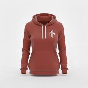 Sudadera con Capucha Regular de Alta Calidad para Mujer, 100% Algodón, Felpa de 300g, Secado Rápido, Transpirable, Informal de Invierno, con Capucha, OEM - Product Image 1