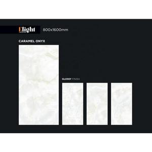 Azulejos de porcelana brillante Aeroni Bianco de 800x1600mm para sofisticación de pisos de villas - Product Image 4