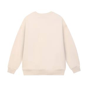 Sweat-shirt à col rond uni de qualité supérieure, en molleton doux en coton, sweat-shirt personnalisé OEM pour l'impression, vêtement décontracté pour tous les jours - Product Image 4