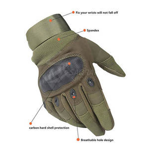Guantes Tácticos Transpirables de Cuero de Primera Calidad Hechos a Medida con Pantalla Táctil Protección para Manos para Exteriores Uso en las Cuatro Estaciones - Product Image 5