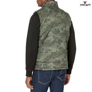 Gilets matelassés à logo personnalisé, réversibles, imperméables, respirants, pour l'hiver, nouvelle mode, veste sans manches formelle, 100% - Product Image 3