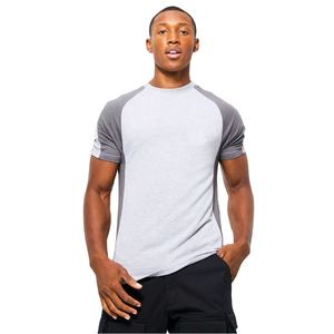 2023 hommes les plus élégants manches raglan couleur grise 100% polyester Muscle Fit t-shirt à vendre à des prix raisonnables - Product Image 1