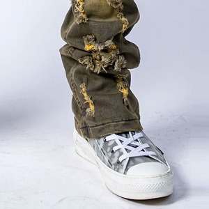 Pantalones vaqueros de moda para hombre, pantalones vaqueros ajustados, rectos, ajustados, rasgados, desgastados, informales, con estilo, duraderos, de alta calidad, al por mayor - Product Image 6