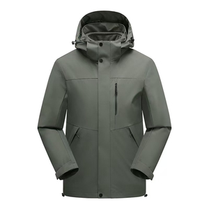 Veste imperméable d'extérieur professionnelle pour hommes, veste d'hiver chauffante respirante matelassée à capuche pour la randonnée, le camping, la pêche - Product Image 2