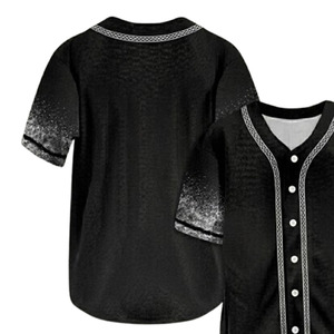 Maillot de baseball personnalisé pour hommes, vêtements de sport unis, uniforme d'équipe, chemise respirante en polyester pour le baseball et le softball - Product Image 3