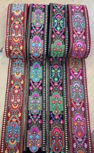 Dentelle brodée traditionnelle avec garniture décorative de travail de miroir pour Sarees Lehengas Dupattas Blouses Home Decor Craft-Eco-Friendly - Product Image 3