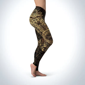 Mallas de yoga sin costuras con estampado de sublimación para mujer, mallas de gimnasio estirables con glúteos y cintura alta - Product Image 2