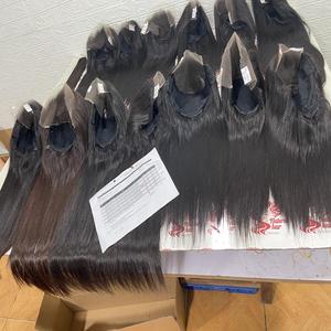 Pelucas frontales de encaje Full Hd sin pegamento, pelucas de cabello humano vietnamita virgen 100% sin procesar alineadas con cutícula para mujeres negras - Product Image 4