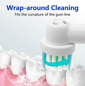 Soft Dupont Bristles 16-Piece Brush <b>Head</b> Set for Electric <b>Toothbrush</b>-Hotel & Household Use 1 Year Warranty - Product Image 4