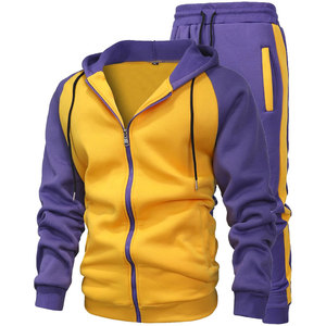 Conjunto Deportivo Personalizable de 280 GSM para Gimnasio y Uso Diario, de Secado Rápido, Transpirable, con Cierre, 100% Algodón Felpa, Absorbe la Humedad, Casual para Hombre - Product Image 1