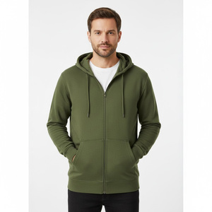 Stylish Men Zipper Hoodie Streetwear Fashion Sportswear Gym Workout Training Full Zip Hooded Sweatshirt Casual Top - Product Image 1