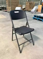 Chaise pliante en plastique blanche élégante/chaise de banquet en plastique/chaise se pliante de banquet