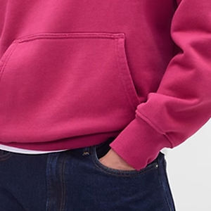 Sudadera con Capucha de Alta Calidad con Puños Acanalados y Logotipo Personalizado para Hombre, con Color Sólido y Bolsillos Tipo Canguro, Diseño de Mangas Completas - Product Image 4