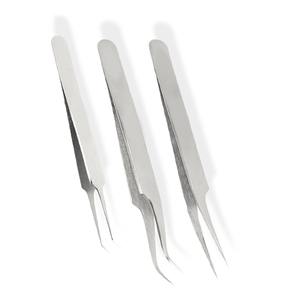 แหนบต่อขนตาสแตนเลสสีชมพูแบบมืออาชีพแหล่งพลังงานด้วยมือเครื่องมือเสริมความงามขายดี - Product Image 1