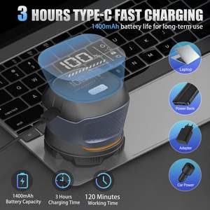 Afeitadora Eléctrica para Hombre, Resistente al Agua IPX7, Afeitadora Magnética Húmeda/Seca con Pantalla LED y Recortadora de Barba, Cinco Cuchillas - Product Image 3