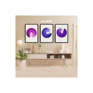 Juego de 3 marcos de mesa MDF Impresión de calidad colorida para Artes de pared enmarcados 42" - Product Image 1