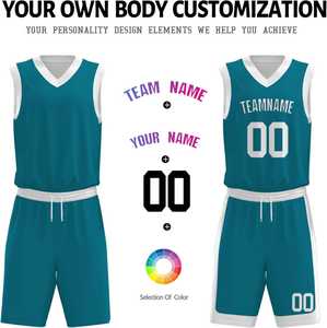 Ensemble d'uniformes de basket-ball personnalisés pour hommes et jeunes, maillot imprimé blanc et rouge personnalisé avec nom, numéro et logo d'équipe - Product Image 5