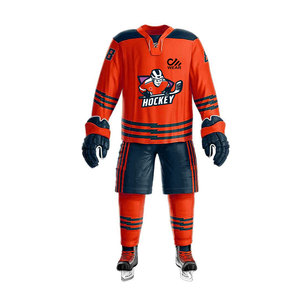 Nouveau Style Formation Hockey Sur Glace Uniforme Impression Personnalisée Sublimation Hockey Sur Glace Club Équipe Uniforme Sportswear Hockey Maillot Ensemble Uniforme - Product Image 1