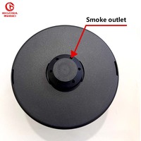 Kit de fumage pour cocktails et whisky, moderne et portable, avec manche en bois, en acier inoxydable, écologique, 6 saveurs de sciure de bois, rechargeable par USB