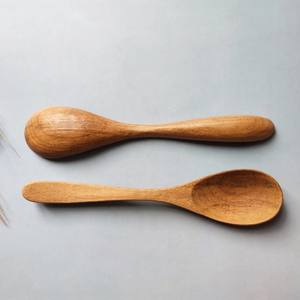 Cubertería de madera de nogal Natural con mango largo, respetuosa con el medio ambiente, venta al por mayor, juego de cocina hecho a mano de Vietnam - Product Image 5