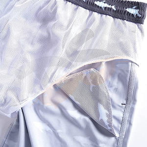 Pantalones cortos de playa para hombre a precio razonable para hombre con cintura elástica con cordón forro de malla suave y bolsillos - Product Image 3