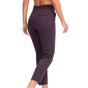 กางเกงกีฬาผู้หญิงกางเกงกอล์ฟยืดตรงน้ำหนักเบาระบายอากาศผ้าทอลายทแยงกางเกงกีฬาผู้หญิง - Product Image 3