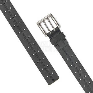 Latest Design Casual Leather <b>Belts</b> for Men Customized Logo Printed Steel Buckle Cheap Price Made in Pakistan - Product Image 2