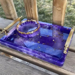 Plateaux de service en résine personnalisés de haute qualité en provenance d'Inde - Product Image 1