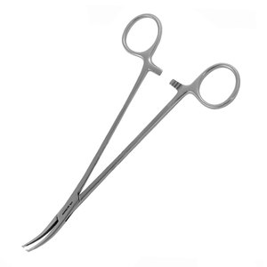 คีมจับหลอดเลือดฮัลสต์ดแบบโค้ง 12 ฟัน 18.0 ซม. สแตนเลส สำหรับผ่าตัด ควบคุมการห้ามเลือด - Product Image 5