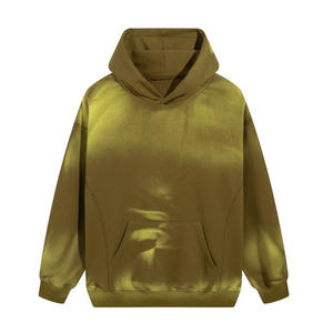 Sudadera con capucha unisex para hombre, Sudadera de felpa francesa lavada con ácido, Sudadera con capucha de gran tamaño de algodón 100% - Product Image 3