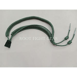 Équipement tactique de haute qualité Root Fight, uniforme avec aiguillette à embout en laiton, sangle d'épaule tressée en Mylar, couleur et taille personnalisables - Product Image 2