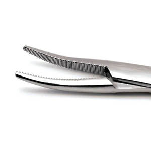 Pince hémostatique manuelle autoclavable réutilisable en acier inoxydable avec jeu d'instruments de verrouillage pour usage médical et de laboratoire - Product Image 4