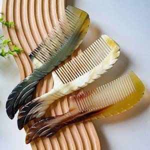 Natural Buffalo Horn Pocket <b>Hair</b> <b>Comb</b> - Product Image 5