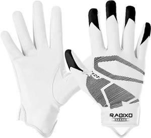 Gants de football professionnels pour adultes, en Spandex/Polyester, couleur et logo personnalisables, dernier design, respirants et résistants - Product Image 3