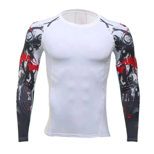 Camiseta de Manga Larga de Alta Calidad para Hombre, Secado Rápido, Transpirable, Diseño Personalizable, Material Spandex/Poliéster, OEM - Product Image 2