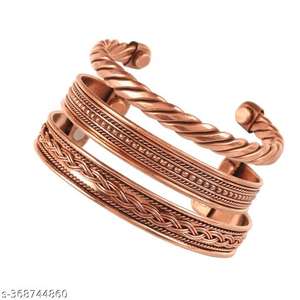 Solid Hammered Pure <b>Copper</b> Adjustable Fashion Bangle Arthritis Therapy <b>Copper</b> Cuff Pearl Diamond for Weddings Gifts Handmade - Product Image 5