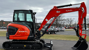 Mini-excavatrice sur chenilles KX057-5 2024 neuve/occasion haute performance 5-6 tonnes avec godet de terrassement et moteur hydraulique - Product Image 4