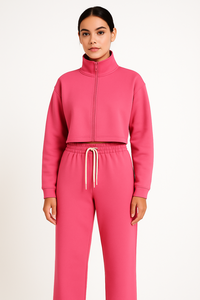 Sudaderas con capucha personalizadas Casual Plain Jogging Warm Soft Sweat Suits Fitness Poliéster Chándales Sudaderas CON CAPUCHA DE LAS MUJERES - Product Image 5