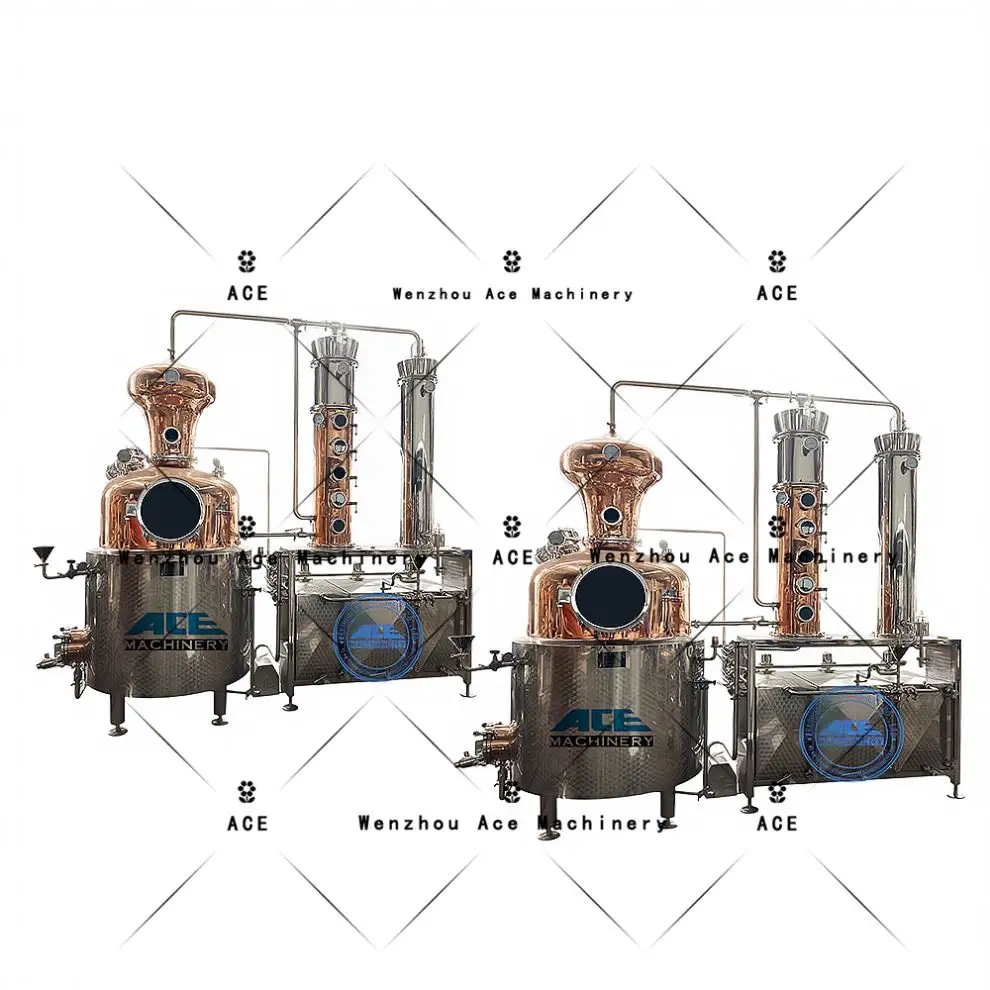 自動化1000リットル蒸留器4プレートカラムアルコール蒸留装置用のまだ銅バブルプレート