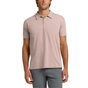 Tissu tricoté ODM classique confortable pour hommes, motif solide, col pratique, technique de teinture unie, pratique pour polo - Product Image 3