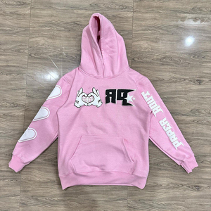 Sudadera con Capucha de Algodón de Punto Grueso con Estampado Completo y Cremallera Frontal para Mujer, Moda Urbana OEM, Invierno, Personalizada, Hecha en Pakistán - Product Image 1