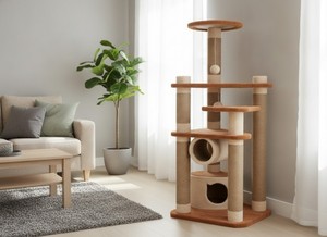 Rascador Amistar “Patrissa” de alta calidad para gatos y gatitos de todas las edades y tamaños. - Product Image 4