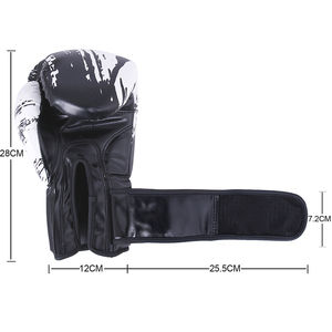 Gants de boxe en cuir de haute qualité, robustes, respirants, fermeture à boucle et crochet, prix raisonnable, équipement de protection, poignées de main - Product Image 3